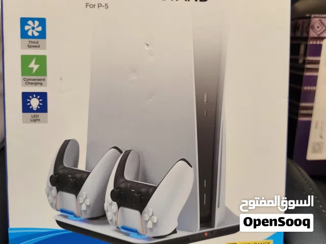 قاعدة شحن وتبريد ل بلايستيشن 5 Charging and cooling stand for PS5