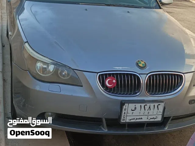 bmw E60 525i  موديل  2004 لون رصاصي غيرمحدد