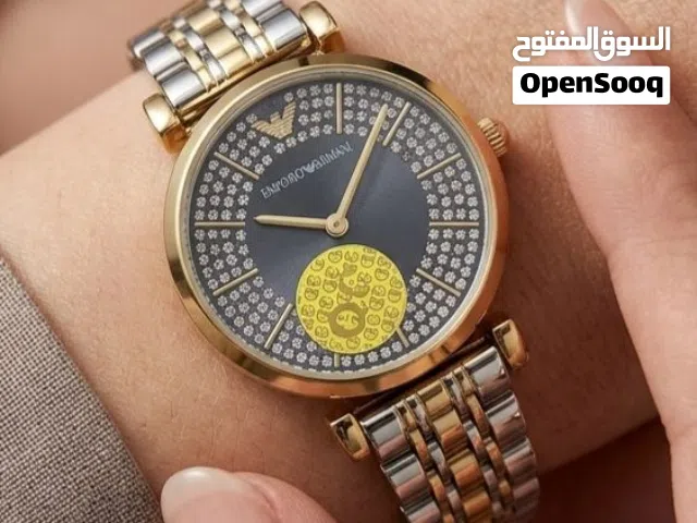 ساعة آرماني النسائية – أناقة إيطالية تناسب كل إطلالة – هدية مثالية للمرأة العصرية