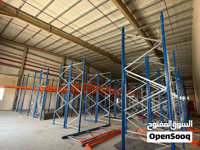 Racks shelves brand new Cost price = AED 50000 For sale only 20000 DHS available in UAQ new industri