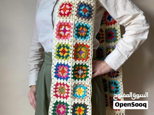 كوفيات هاند ميد بأشكال حلوه والوان جميله