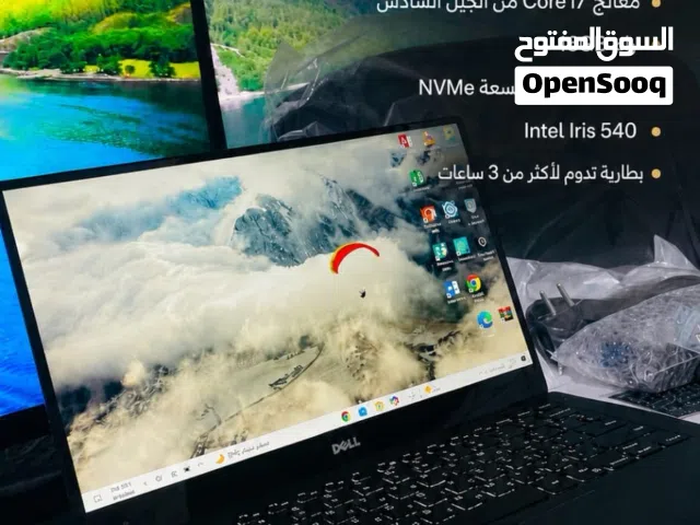 لابتوب DELL XPS بشاشة 4k لمس مناسب للتصميم المتوسط بسعر مناسب