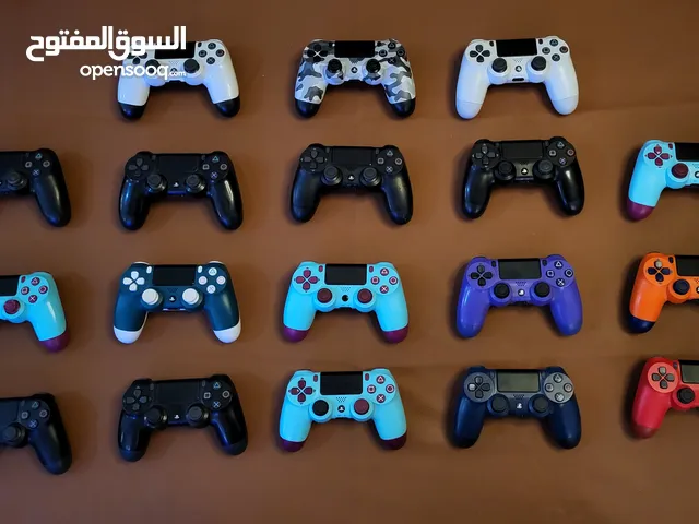 ذراعات تحكم بلايستيشن 4 وكالة وتجاري درجة اولى حسب الطلب باسعار مناسبة جديد ومستخدم