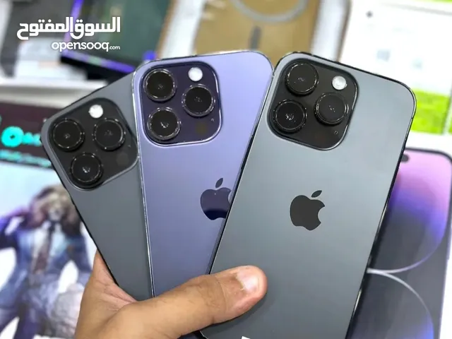 عرض خاص : iPhone 14 pro 128GB هواتف نظيفة جدا بحالة بدون اي مشاكل و تاخذها على الضمان و مع ملحقات