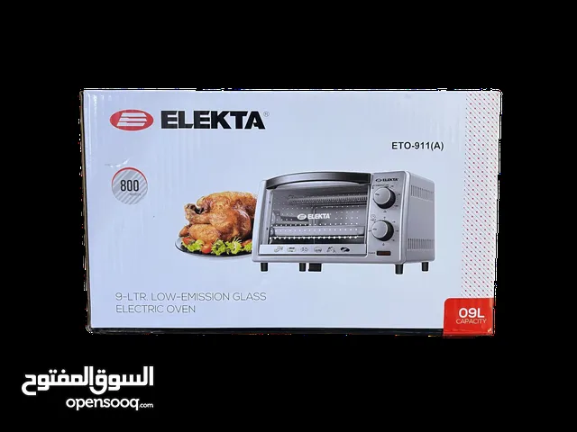 فرن كهربائيّ 9لتر من اليكتا (Elekta).(('الكمية قليلة")) ذو تصميم وتحكم ميكانيكي رائع جداً.؛