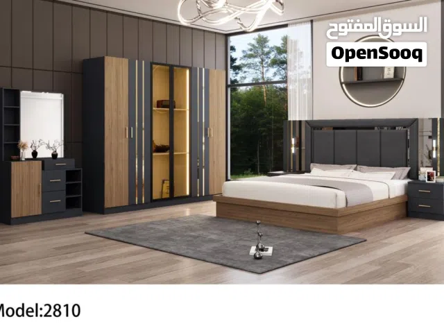 غرف نوم صيني 7قطع مميزه موديل جديد مودرن شامل التركيب والدوشق الطبي