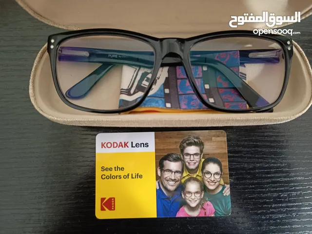 نظارة بعدسة من kodak اصلية للحماية من الاشعة ما فوق البنفسجية و تحت الحمراء الصادرة من شاشات الاجهزة