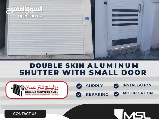 Double Skin Aluminum Rolling Shutter with Small Aluminum Door