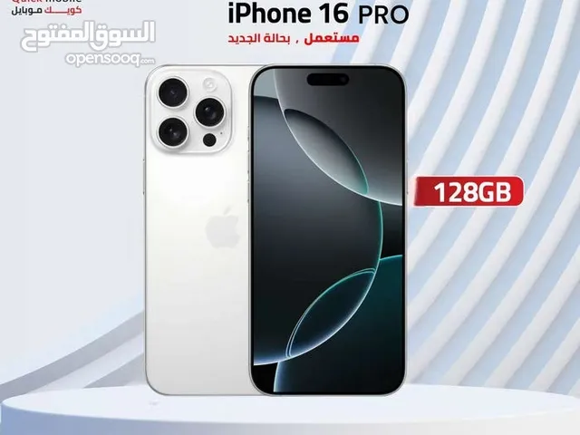 IPHONE 16 PRO (128GB) USED /// ايفون 16 برو ذاكرة 128 مستعمل وكاله