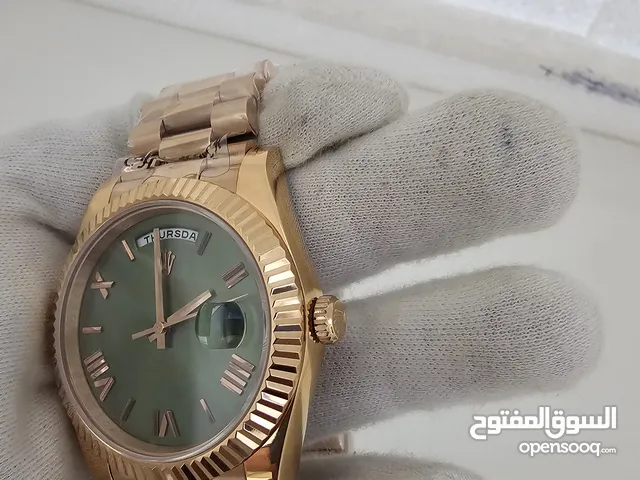 ROLEX DAY DATE MASTER AUTOMATIC WATCH WITH SAPHIRE GLASS