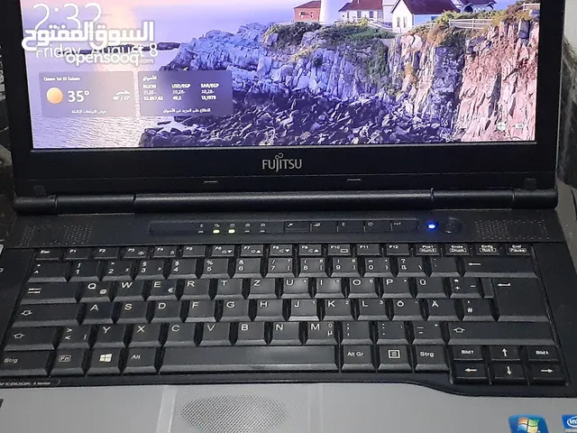 فرصة ماركة Fujitsu الشهيرة لاب توب بحالة ممتازة Core I7 كسر زيرو بسعر مالوش مثيل فى السوق وتحدى