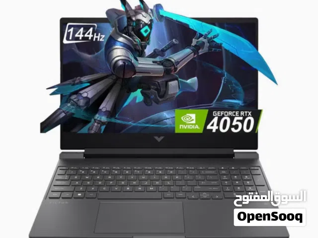 لابتوب ألعاب HP Victus شبه جديد (استخدام فعلي 3 أسابيع) - مع ضمان متبقي 5 أشهر وكرت RTX 4050