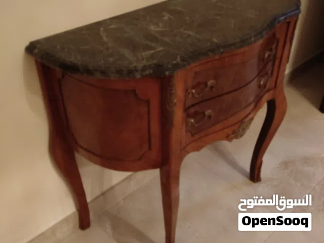 Syrian design marble top drawer table