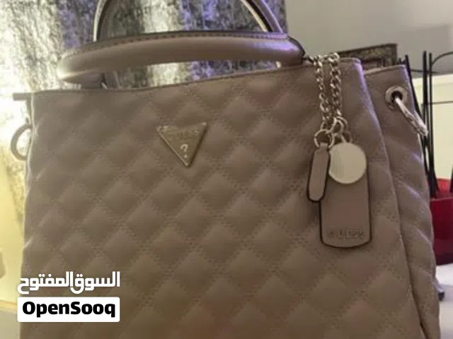 شنطه جِس جديده لون بيج وردي