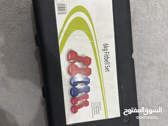 اثقال للتمارين مجموعهم 6kg اصليين و حالة جيدة