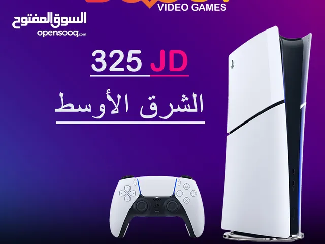 Ps5 slim edition بلايستيشن 5 كفالة سنة شرق أوسط