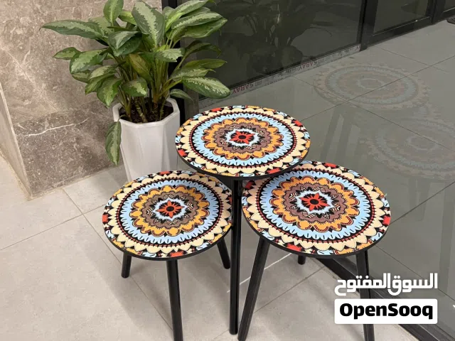 طقم طاولات مزخرفة 3 قطع موديل X-2509
