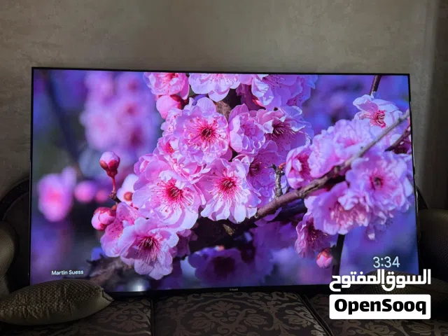 شاشة تلفاز حجم 75 انش بحالة ممتازة كالجديد
