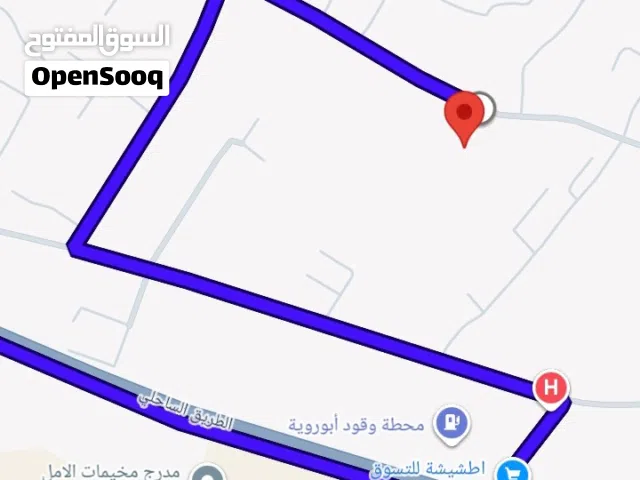 ارض في ابوروية 1618 متر مربع