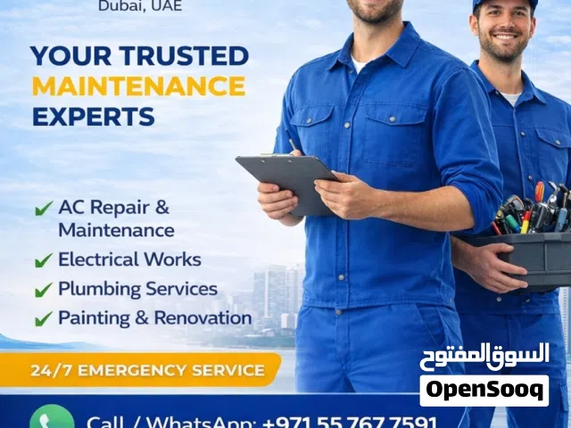 building maintenance painting Electric and AC Repairing plumbering