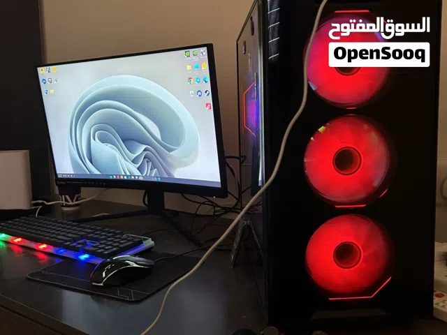 بي سي ألعاب Gaming PC i5-11400F  GTX 1650 SUPER  RAM 16GB  SSD 1TB