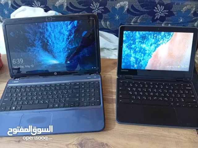 لابتوب hp + كروم بوك لمس