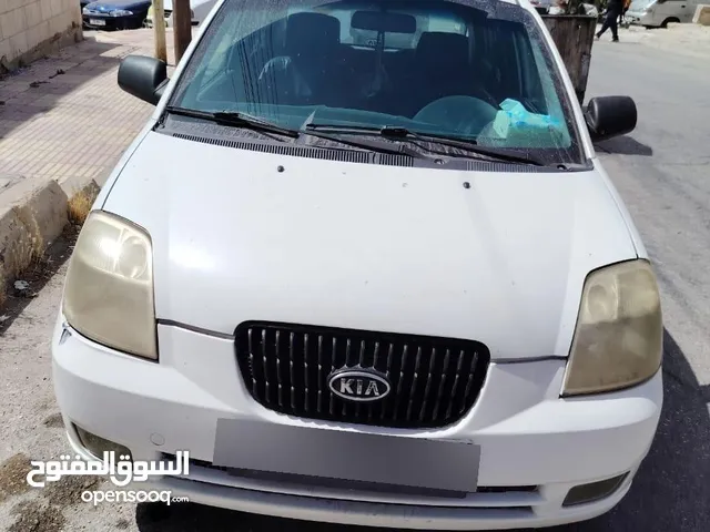 كيا بيكانتو 2007 بدون فحص لون ابيض
