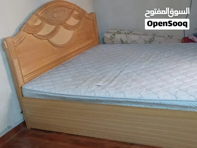 Bed with mattress