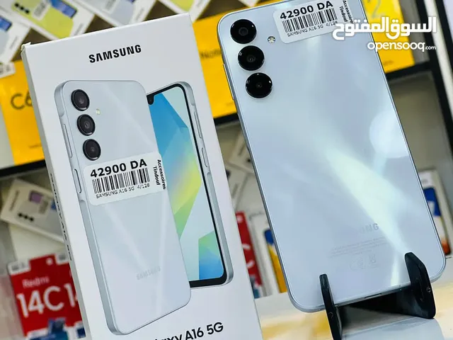 جهاز جديد بالكرتونة Samsung A16 5G رام 12 جيجا 128 مكفول سنة متوفر توصيل