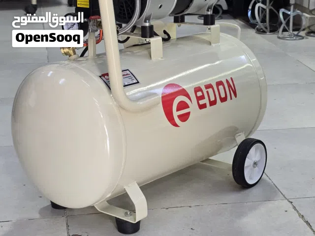 كمبريسر هواء سايلنت حجم 50 لتر شركة EDON صامت مكينة بريشر الهواء صوت خفيف ممتاز متعددة الاستخدامات