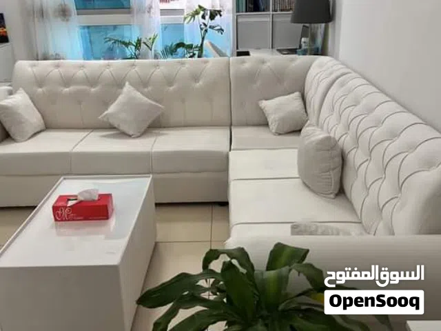 Brand New L shaped Sofa with Table with cushions with home delivery