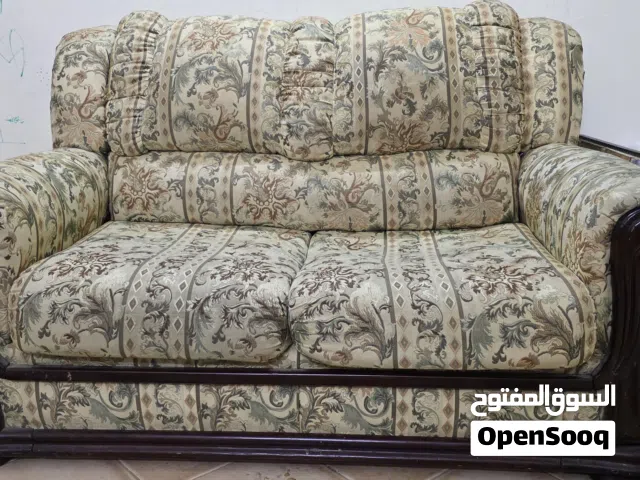 Two Seater Sofa, 3 Door cupboard, Table Complete