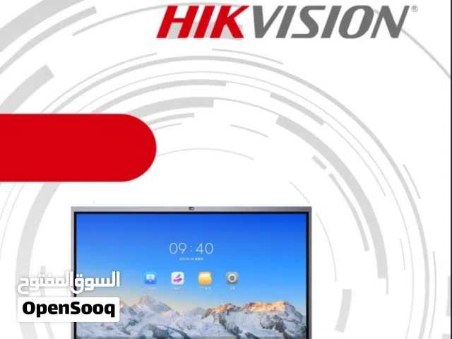 شاشة تفاعلية Hikvision 4K مع كاميرا