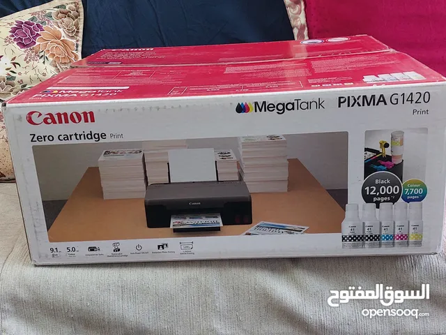 طابعة Canon G1420 (ما بيها استنساخ، سحب فقط من الحاسبة)