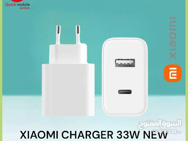 XIAOMI CHARGER 33W (Type-A+Type-C) NEW /// شاحن شاومي 33 واط الجديد