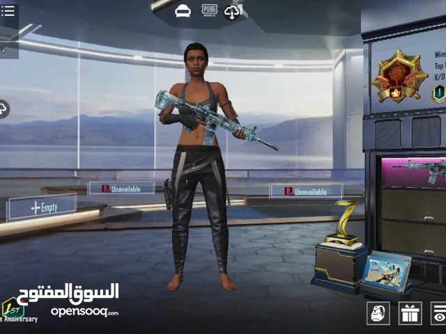 حساب ببجي العالمية للليع يوجد به امفور ثلجي ما يشكي من حاجة السعر قابل للتفاوض