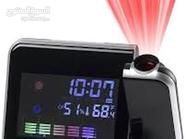 ساعه منبه  ديجتيل برجكتور انعكاس على حائط او سقف غرفة النوم  ساعة تنبيه مكتبيه