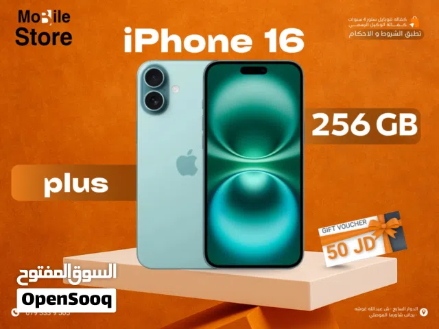 IPHONE 16 PLUS ( 256GB ) NEW / ايفون 16 بلس ذاكره 256 جيجا الجديد