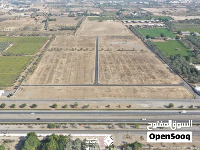 مخطط بأراضي زراعية كبيرة للبيع الخط الأول بكل التصاريح