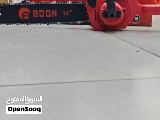 منشار بطارية دبل بطاريتين 16 انش قص الحطب والخشب السمر 42v شركة ايدون edon ACS-400/16 فيه سيفتي