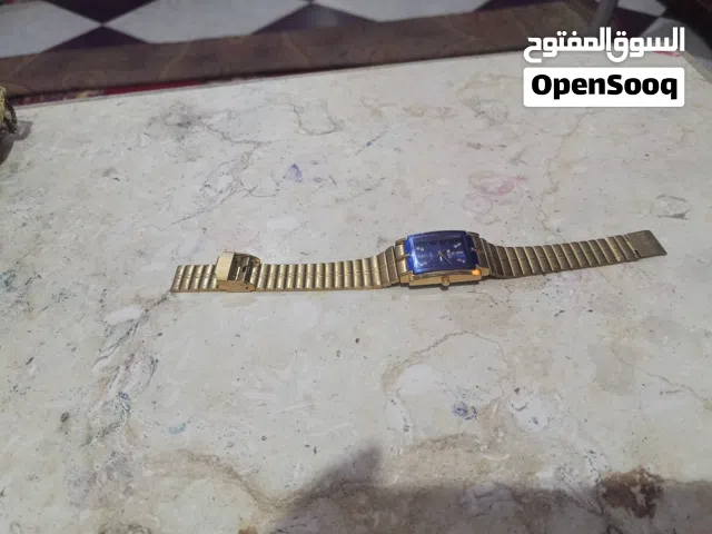 ساعه رجالي ذهبي