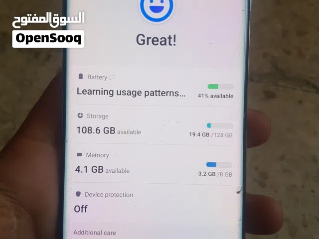 سامسونج اس 10 بلس للبيع بحاله ممتازه