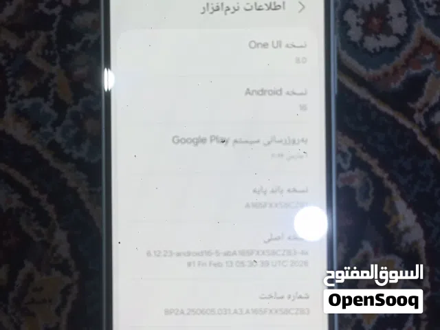 موبايل سامسونگ Samsung Galaxy A16 رام 4 جيجا، ذاكرة 128 جيجا استعمال أقل من سنة نظيف جداً وما بيه أي