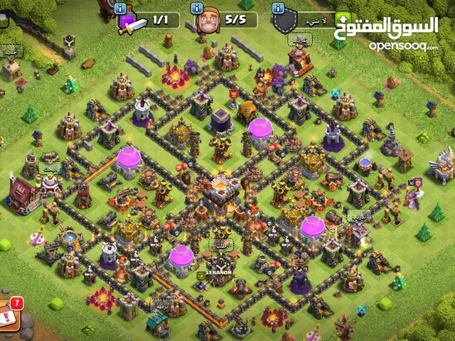 Clash of Clans Accounts and Characters for Sale in Baalbek