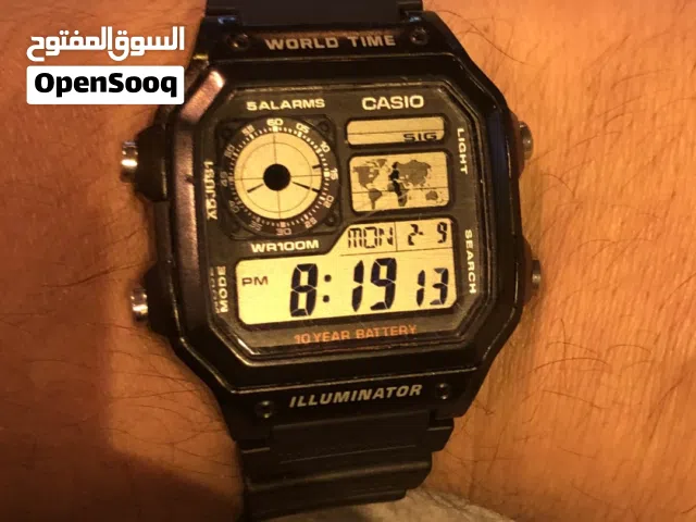Casio watche ساعة كاسيو رويال AE1200 ساعه للبيع المستعجل