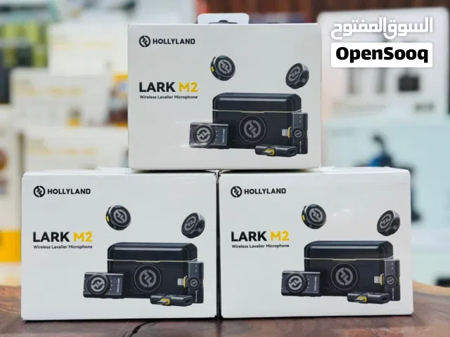 مايك لاسلكي احترافي مزدوج  لصنّاع المحتوى LARK M2