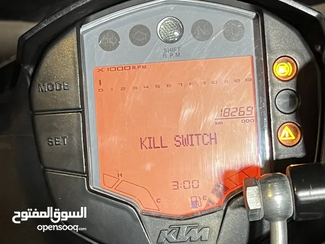 دراجة نارية KTM 2018 للبيع ممشى قليل