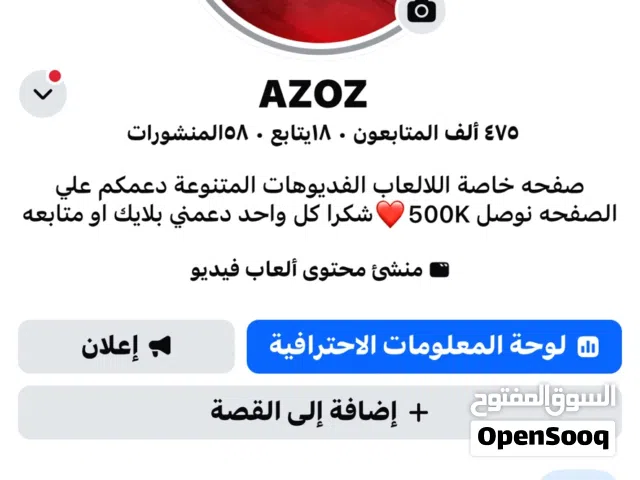 Social Media Accounts and Characters for Sale in Amman