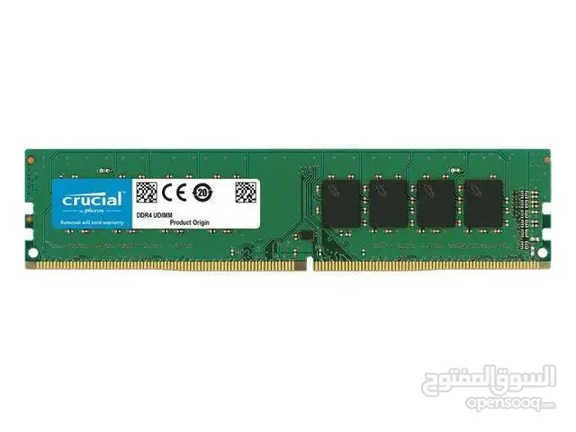 Crucial 16x1 DDR4 3200 رام مع ضمان 10 شهور