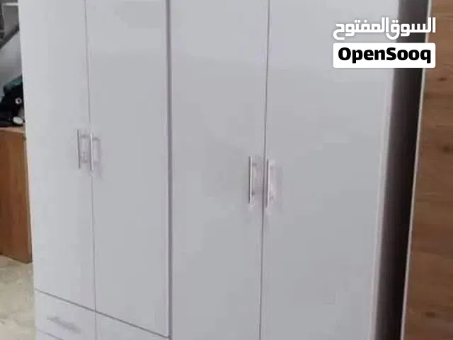 خزانة ملابس 4 ابواب مع جوارير عملية